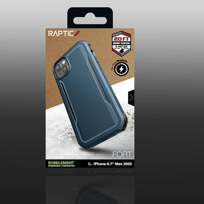 Raptic X-Doria Fort Case iPhone 14 Plus with MagSafe armored blue cover_4