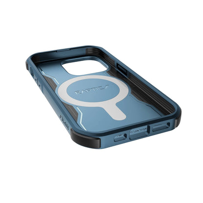 Raptic X-Doria Fort Case iPhone 14 Pro with MagSafe armored blue cover_3