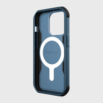 Raptic X-Doria Fort Case iPhone 14 Pro with MagSafe armored blue cover_7