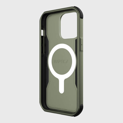 Raptic X-Doria Fort Case iPhone 14 Pro Max with MagSafe armored cover green_7