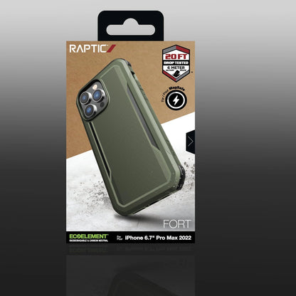 Raptic X-Doria Fort Case iPhone 14 Pro Max with MagSafe armored cover green_4