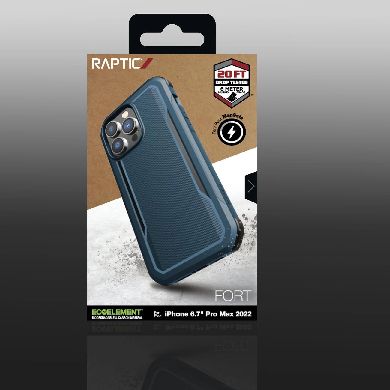 Raptic X-Doria Fort Case iPhone 14 Pro Max with MagSafe armored blue cover_4