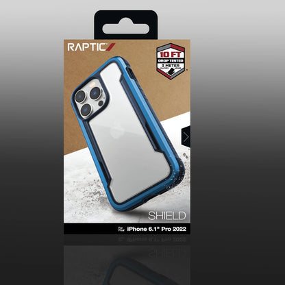 Raptic X-Doria Shield Case iPhone 14 Pro armored cover blue_4