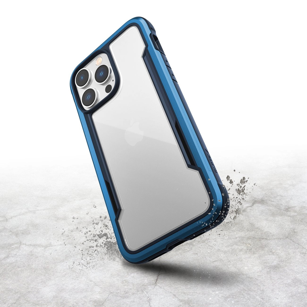 Raptic X-Doria Shield Case iPhone 14 Pro Max armored cover blue_3