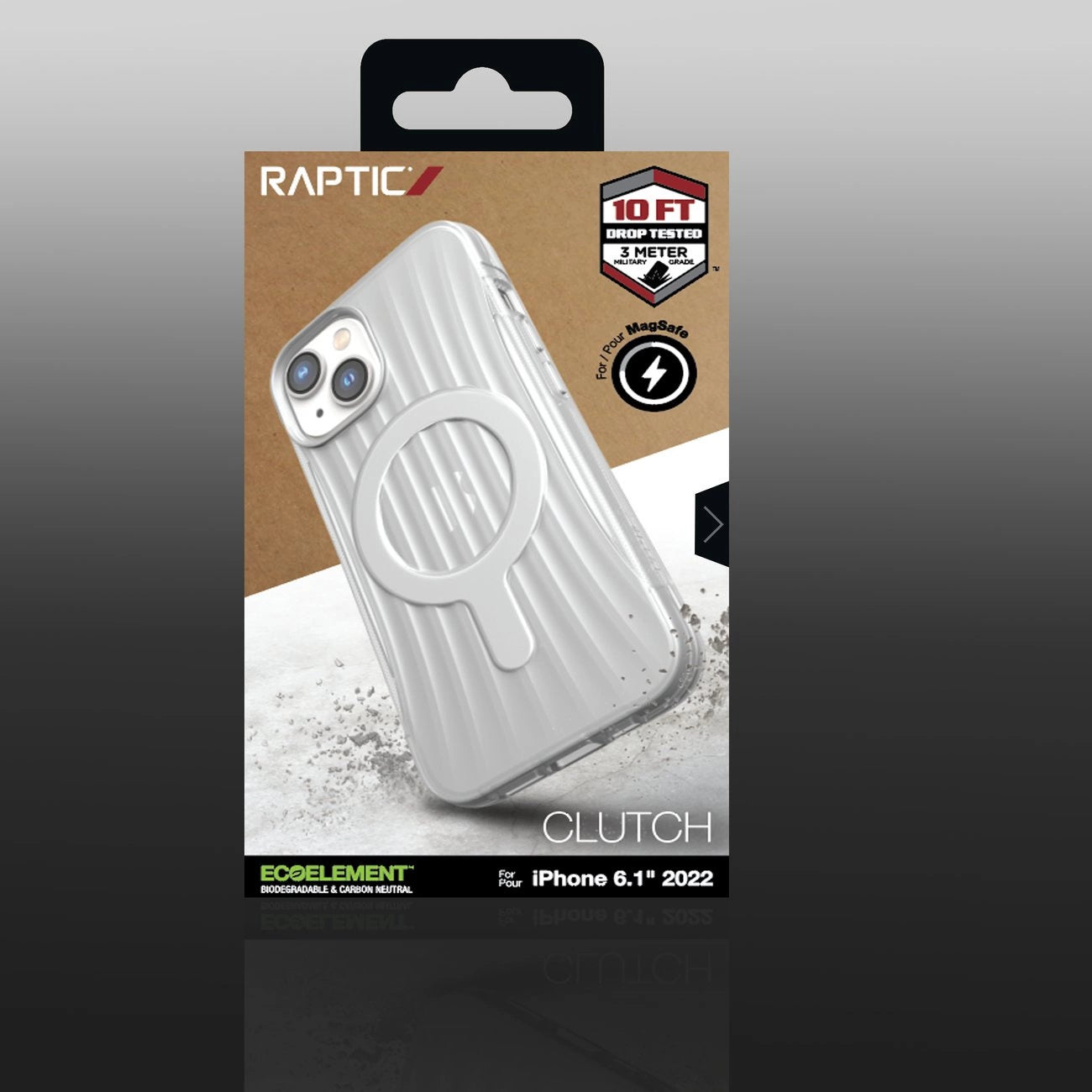 Raptic X-Doria Clutch Case iPhone 14 with MagSafe back cover transparent_5