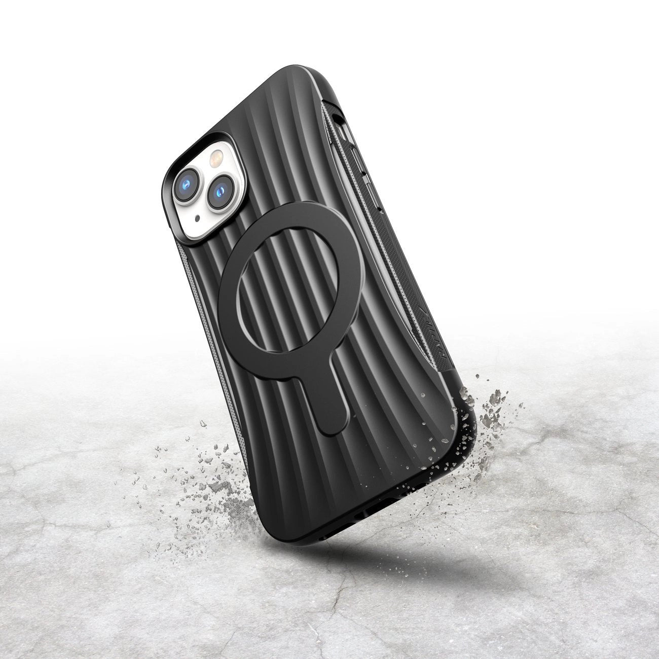 Raptic X-Doria Clutch Case iPhone 14 with MagSafe back cover black_2