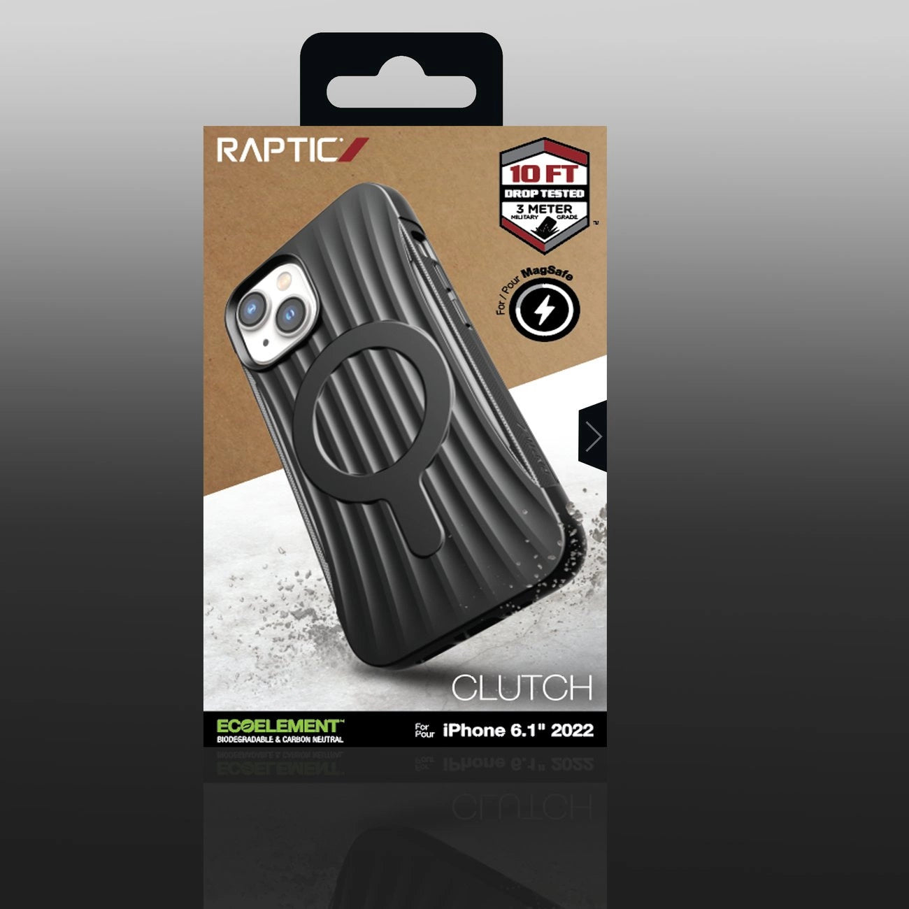 Raptic X-Doria Clutch Case iPhone 14 with MagSafe back cover black_5