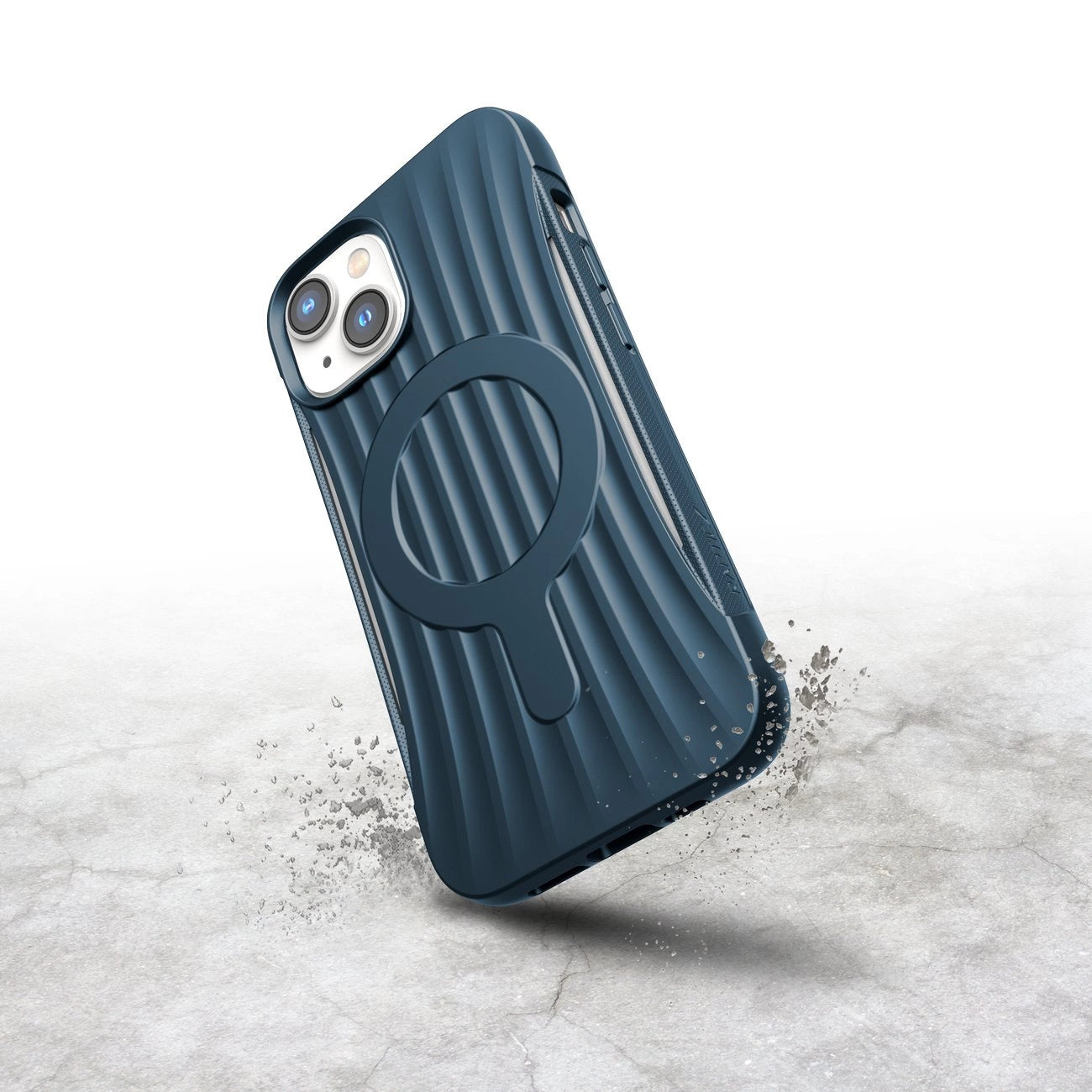 Raptic X-Doria Clutch Case iPhone 14 with MagSafe back cover blue_2