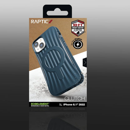 Raptic X-Doria Clutch Case iPhone 14 with MagSafe back cover blue_5