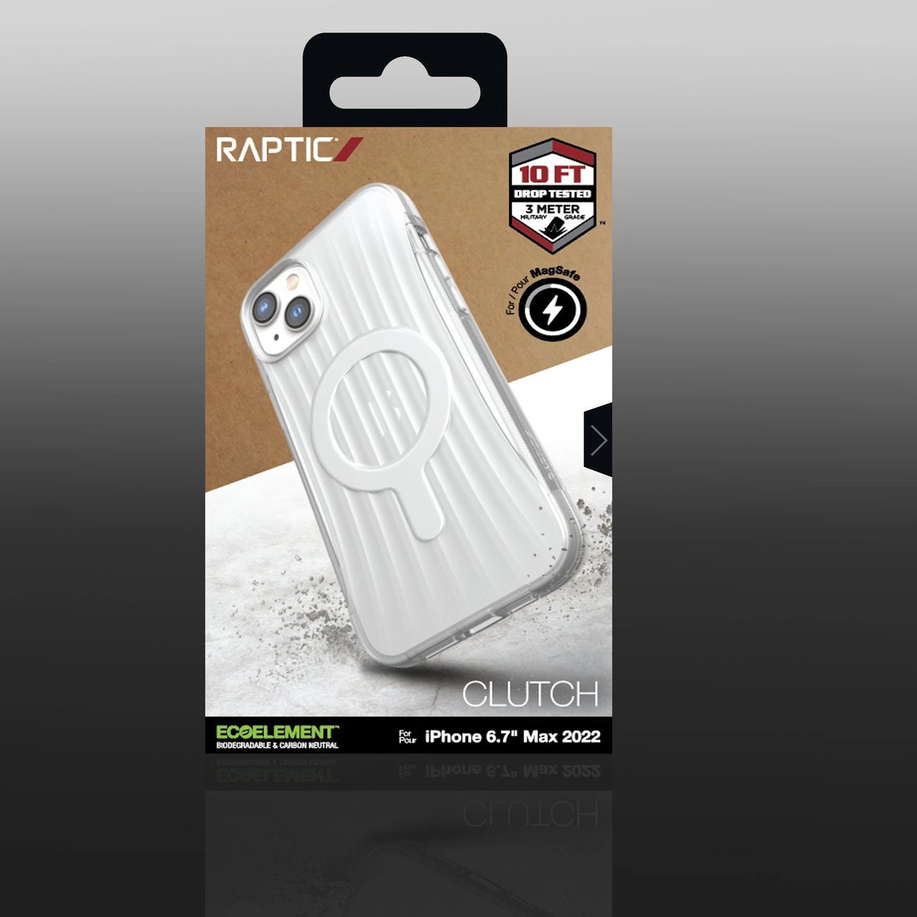 Raptic X-Doria Clutch Case iPhone 14 Plus with MagSafe back cover transparent_5