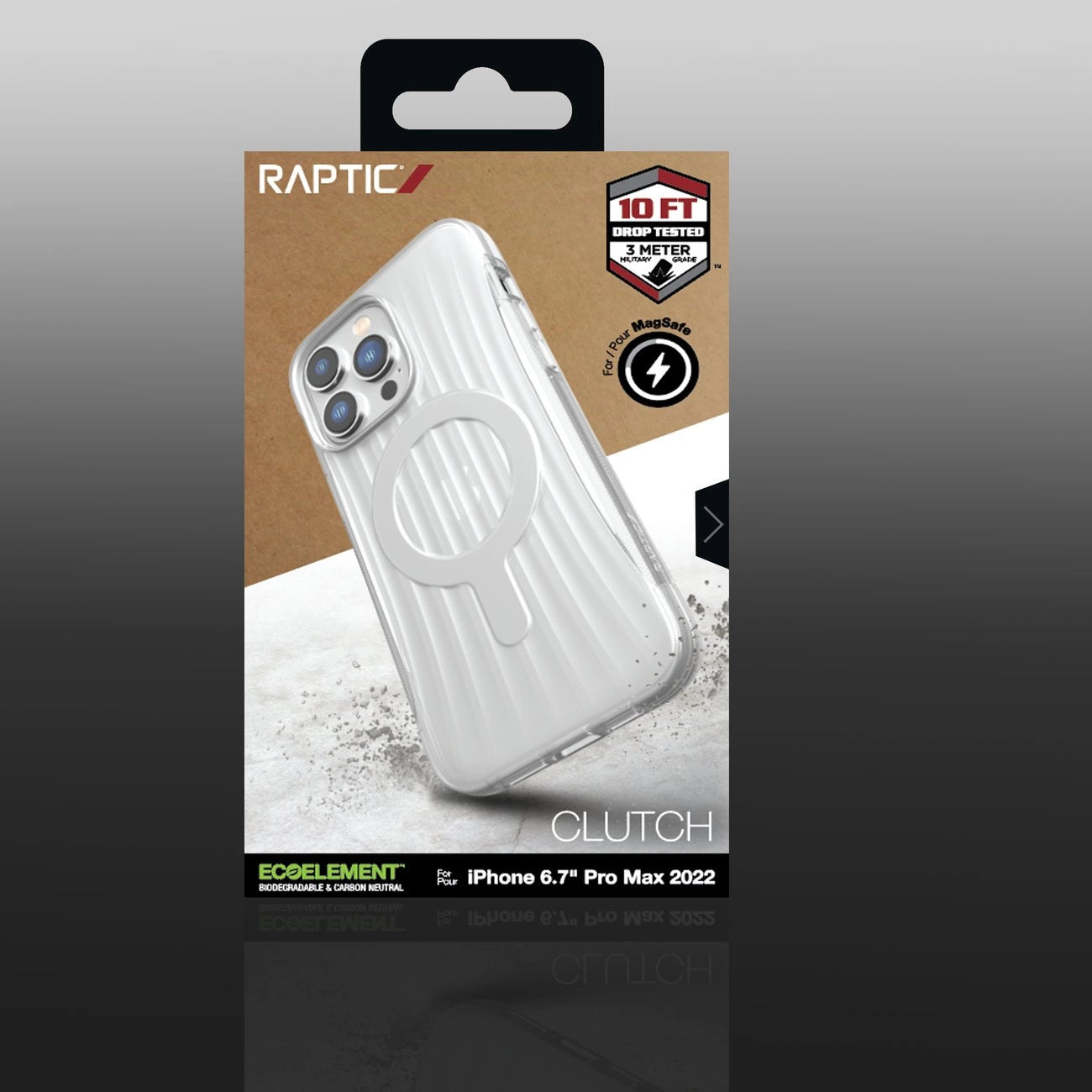 Raptic X-Doria Clutch Case iPhone 14 Pro Max with MagSafe back cover transparent_4
