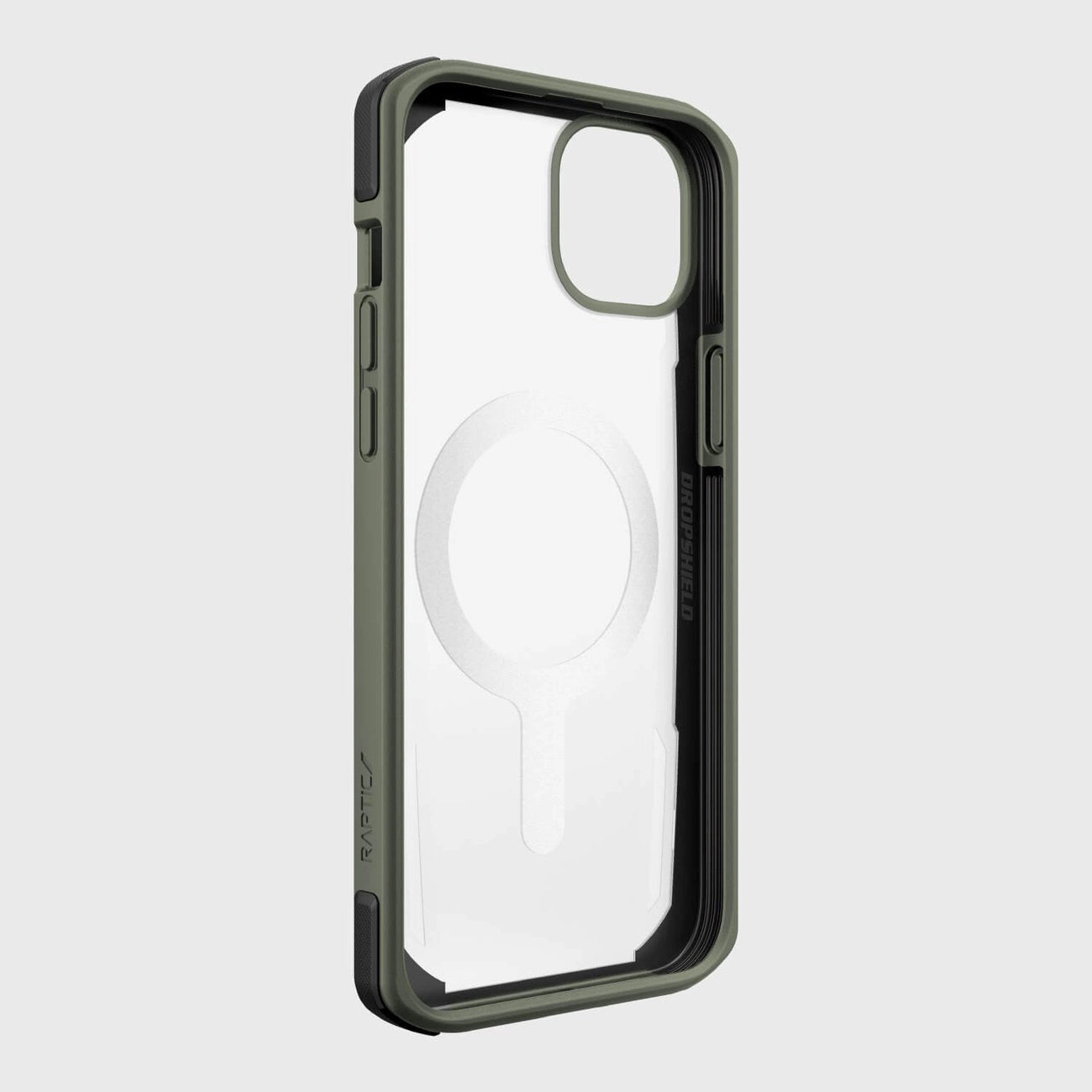 Raptic X-Doria Secure Case iPhone 14 with MagSafe armored cover green_8
