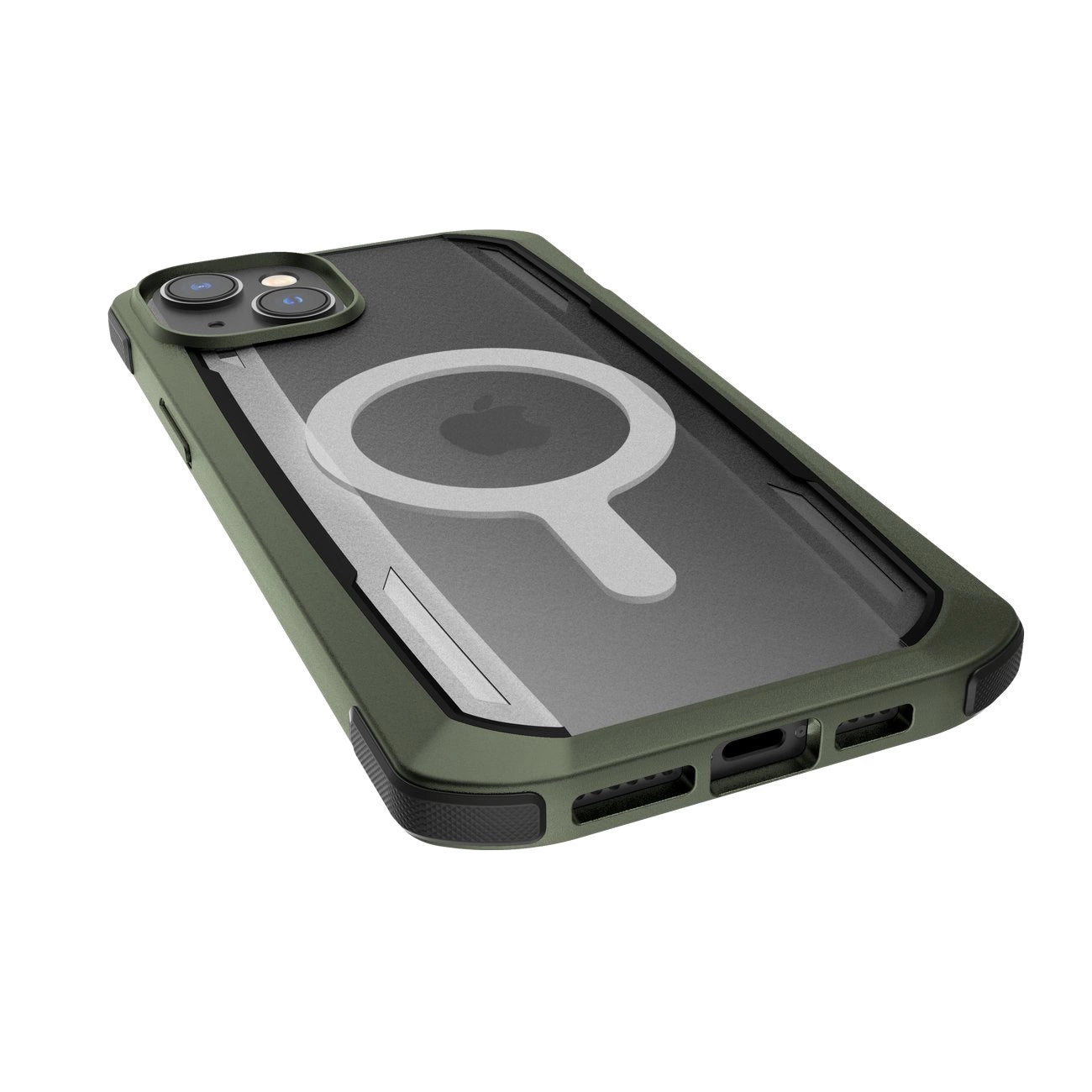 Raptic X-Doria Secure Case iPhone 14 Plus with MagSafe armored cover green_3