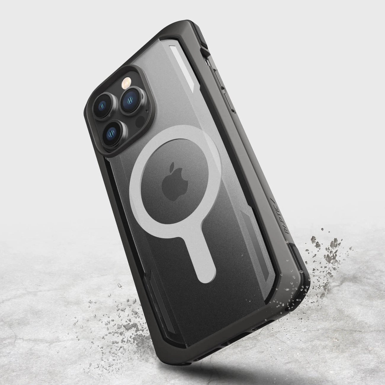 Raptic X-Doria Secure Case for iPhone 14 Pro with MagSafe armored cover black_4