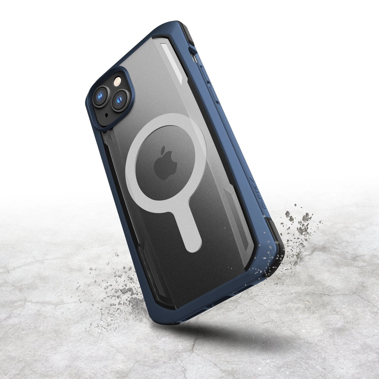 Raptic X-Doria Secure Case for iPhone 14 Pro with MagSafe armored cover blue_4