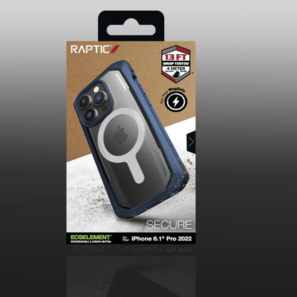 Raptic X-Doria Secure Case for iPhone 14 Pro with MagSafe armored cover blue_5