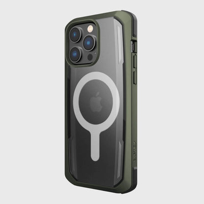 Raptic X-Doria Secure Case iPhone 14 Pro with MagSafe armored cover green_4
