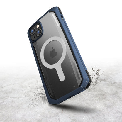 Raptic X-Doria Secure Case for iPhone 14 Pro Max with MagSafe armored cover blue_4