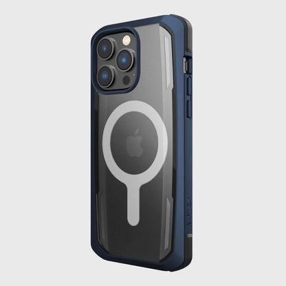 Raptic X-Doria Secure Case for iPhone 14 Pro Max with MagSafe armored cover blue_6