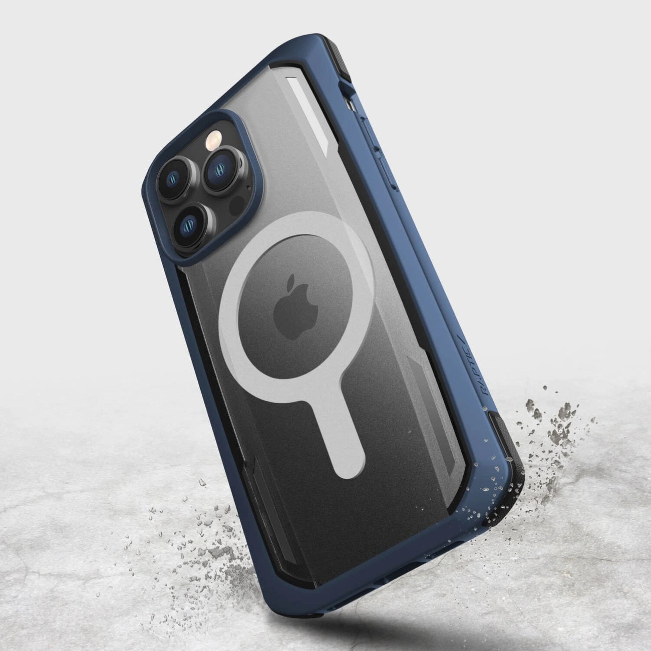 Raptic X-Doria Secure Case for iPhone 14 Pro Max with MagSafe armored cover blue_7