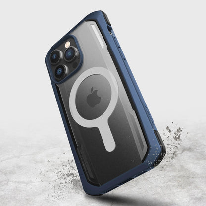 Raptic X-Doria Secure Case for iPhone 14 Pro Max with MagSafe armored cover blue_7