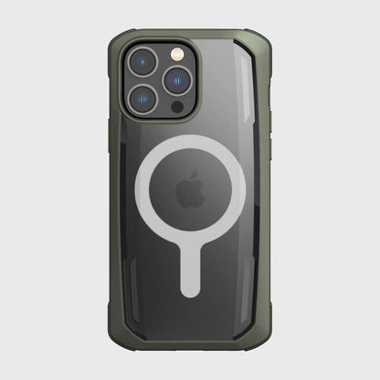 Raptic X-Doria Secure Case for iPhone 14 Pro Max with MagSafe armored cover green_1