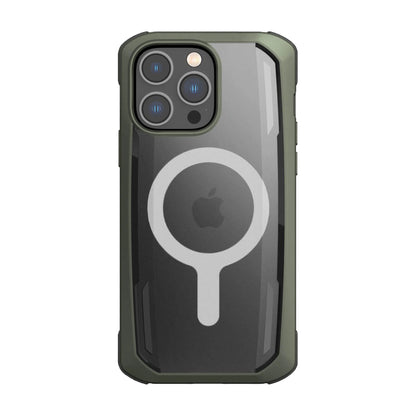 Raptic X-Doria Secure Case for iPhone 14 Pro Max with MagSafe armored cover green_0