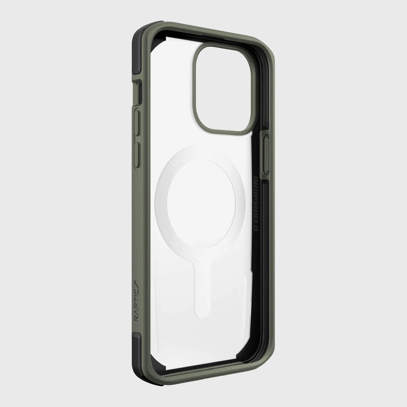 Raptic X-Doria Secure Case for iPhone 14 Pro Max with MagSafe armored cover green_9