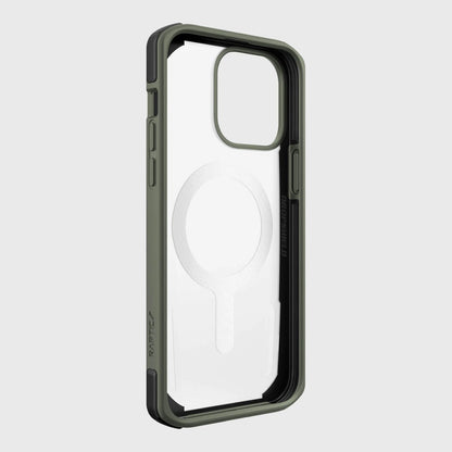 Raptic X-Doria Secure Case for iPhone 14 Pro Max with MagSafe armored cover green_9