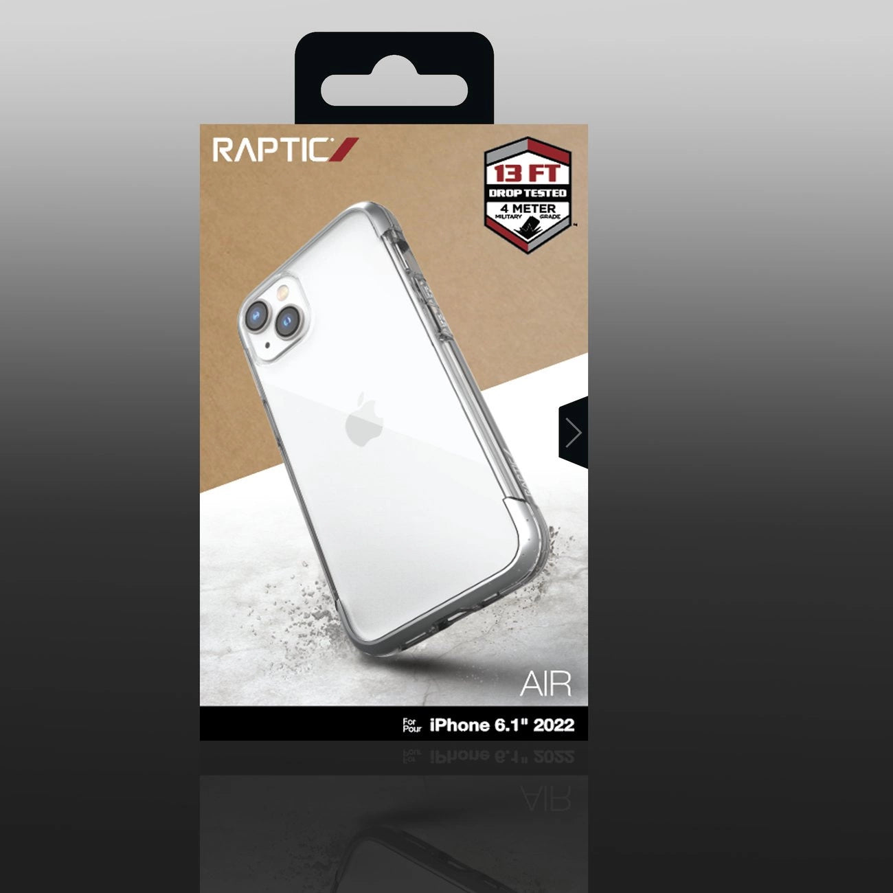 Raptic X-Doria Air Case iPhone 14 armored cover silver_2