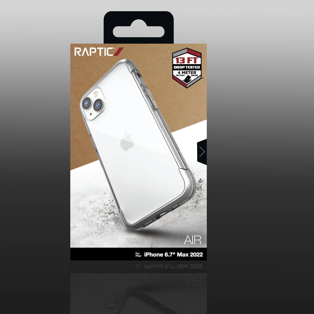Raptic X-Doria Air Case for iPhone 14 Plus armored cover silver_2