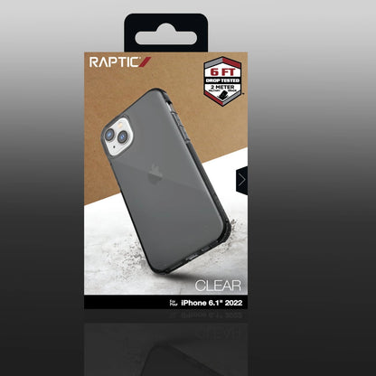 Raptic X-Doria Clear Case iPhone 14 armored cover gray_2
