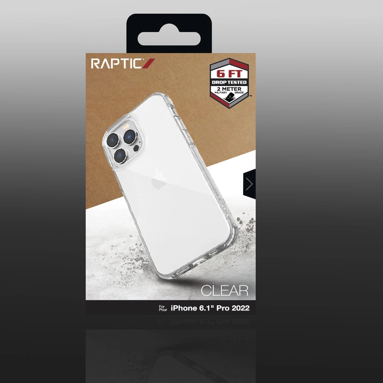 Raptic X-Doria Clear Case iPhone 14 Pro armored clear cover_2