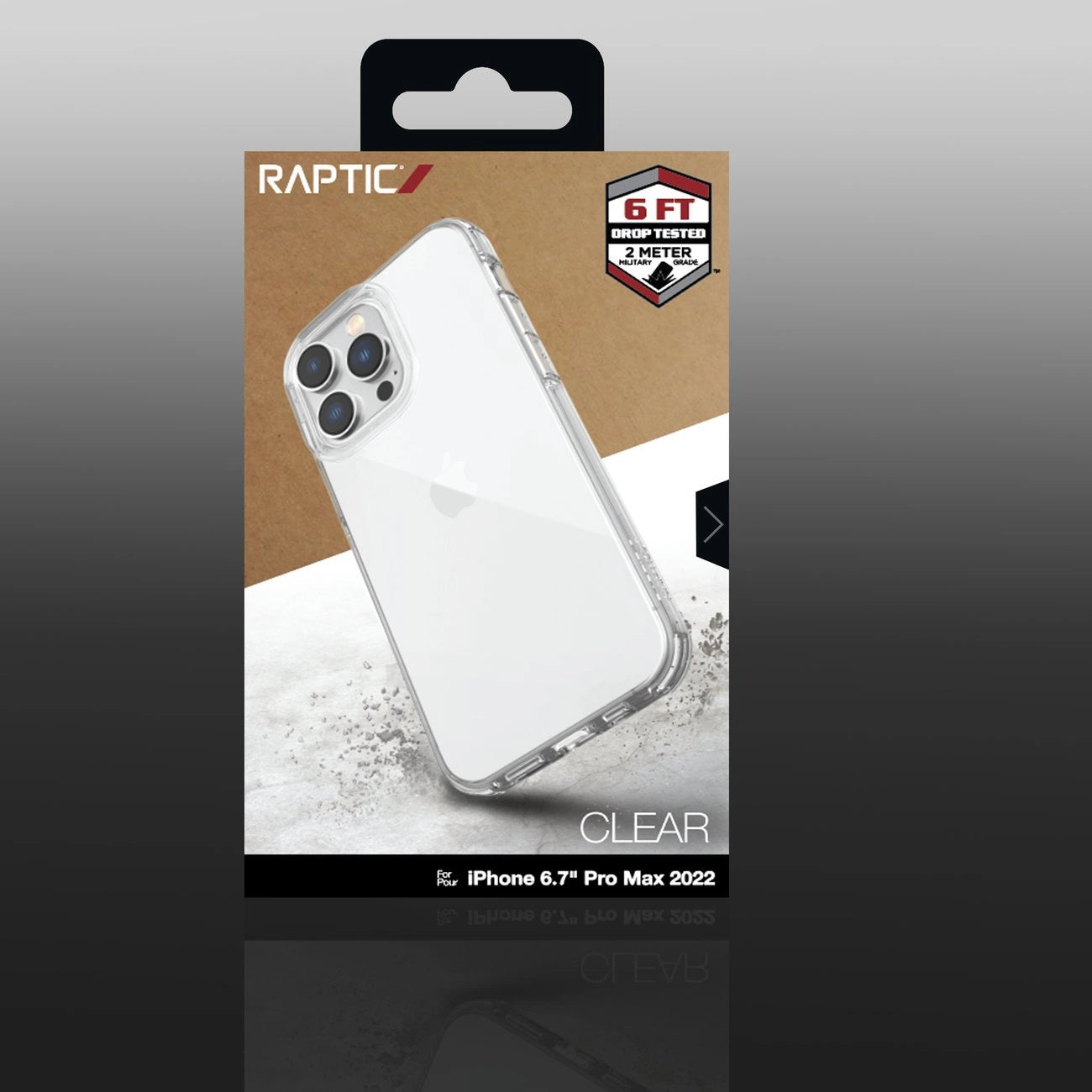 Raptic X-Doria Clear Case iPhone 14 Pro Max armored clear cover_2