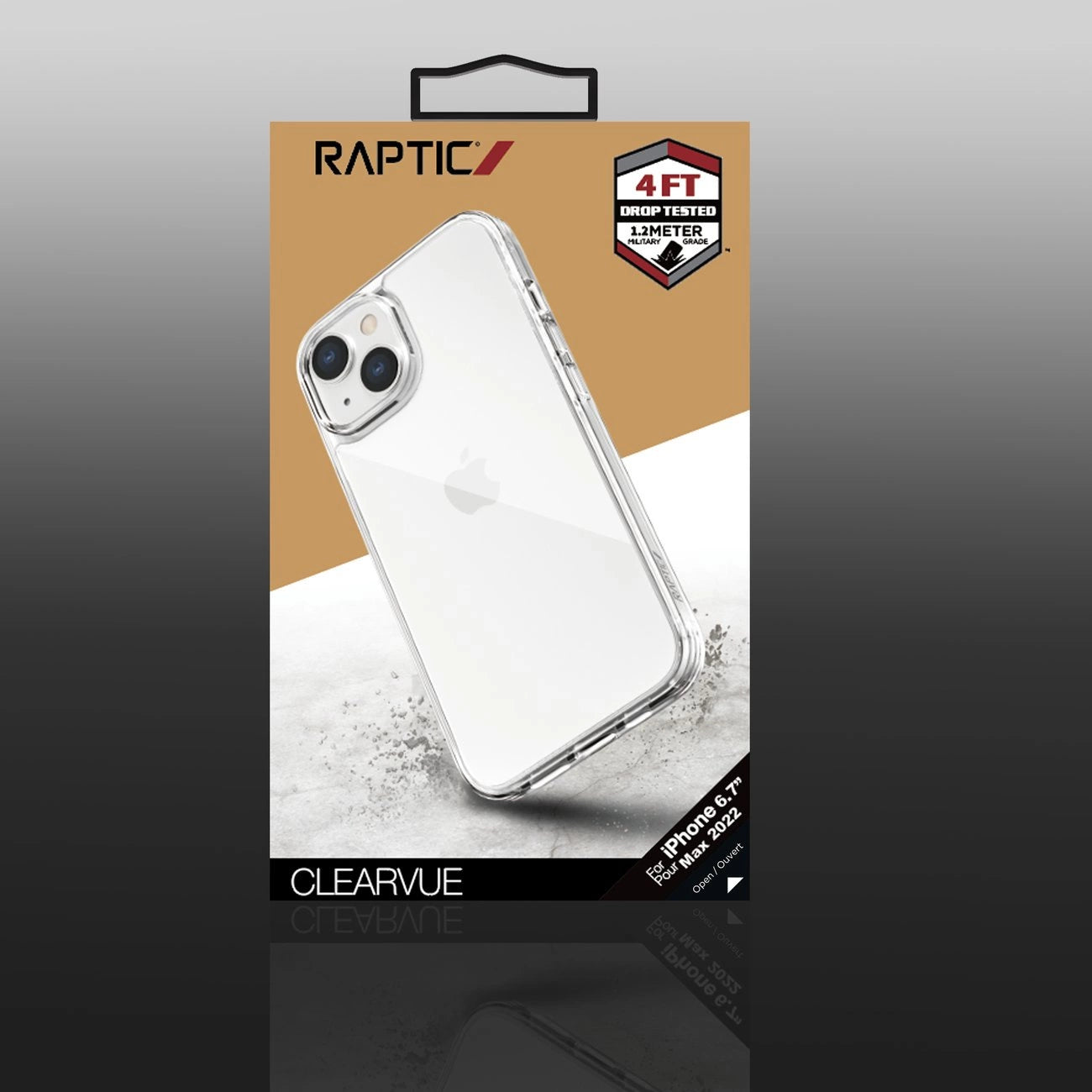 Raptic X-Doria Clearvue Case iPhone 14 Plus back cover clear_2