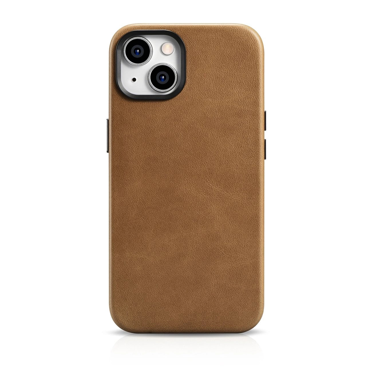 iCarer Oil Wax Premium Leather Case iPhone 14 Plus Magnetic Leather Case with MagSafe Brown (WMI14220703-TN)_0