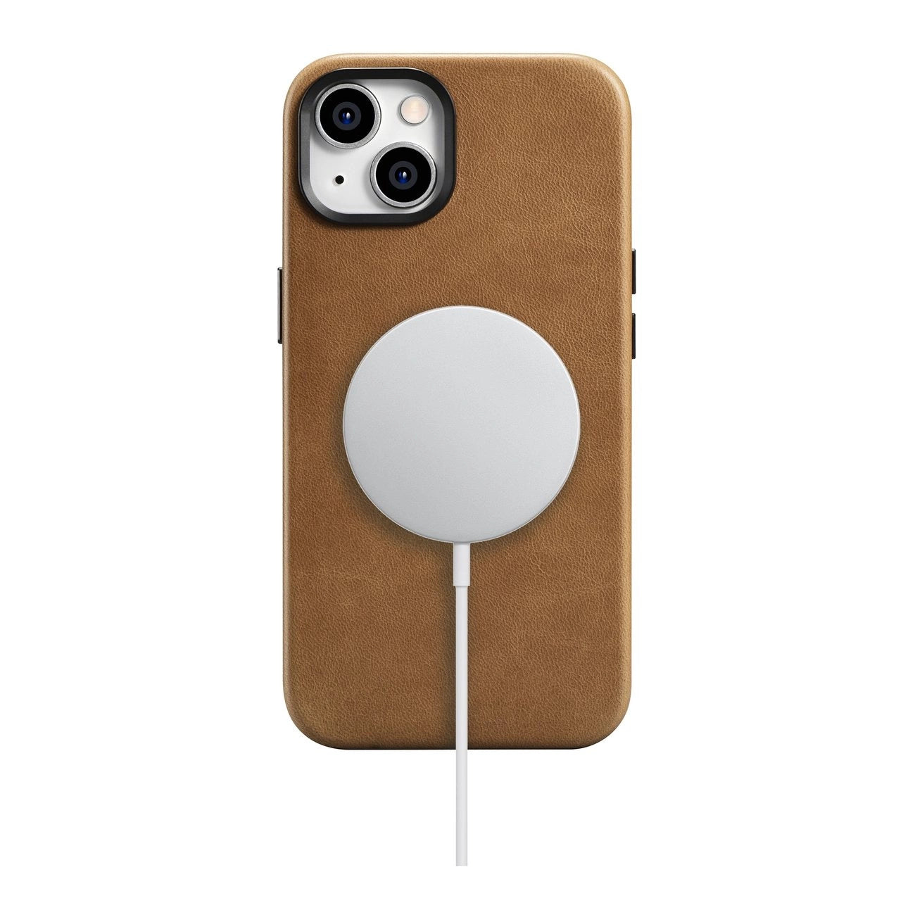 iCarer Oil Wax Premium Leather Case iPhone 14 Plus Magnetic Leather Case with MagSafe Brown (WMI14220703-TN)_16