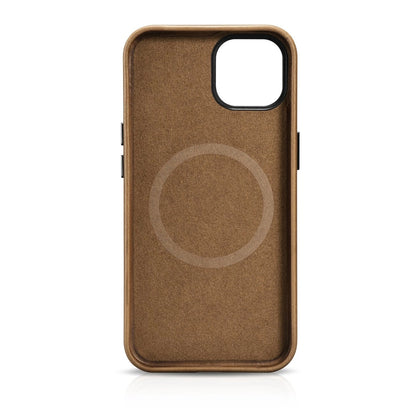 iCarer Oil Wax Premium Leather Case iPhone 14 Plus Magnetic Leather Case with MagSafe Brown (WMI14220703-TN)_1