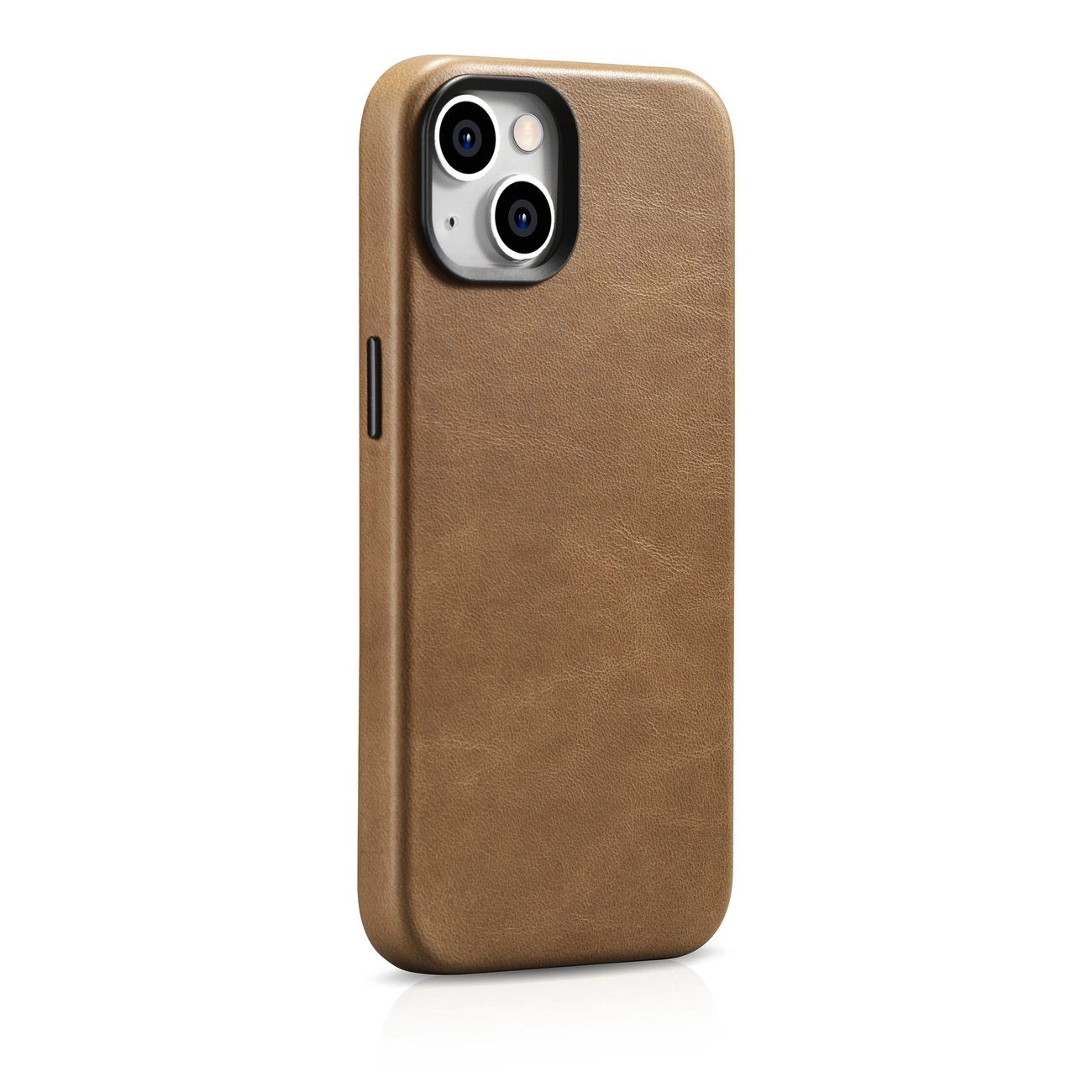 iCarer Oil Wax Premium Leather Case iPhone 14 Plus Magnetic Leather Case with MagSafe Brown (WMI14220703-TN)_2
