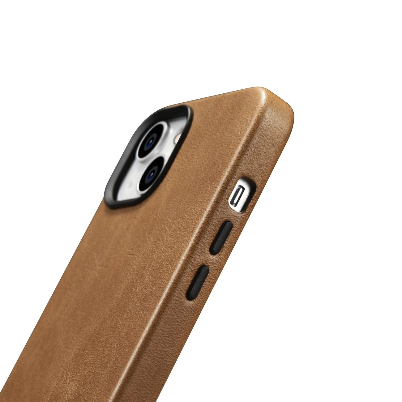 iCarer Oil Wax Premium Leather Case iPhone 14 Plus Magnetic Leather Case with MagSafe Brown (WMI14220703-TN)_4