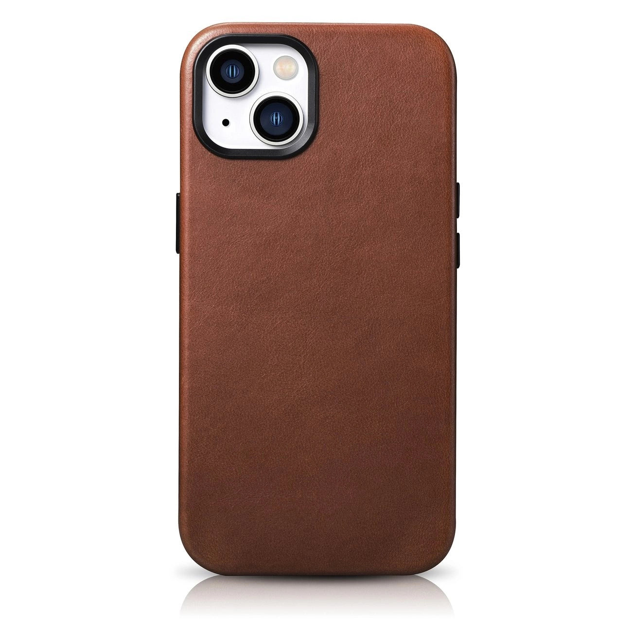 iCarer Oil Wax Premium Leather Case iPhone 14 Plus Magnetic Leather Case with MagSafe Brown (WMI14220703-RB)_0