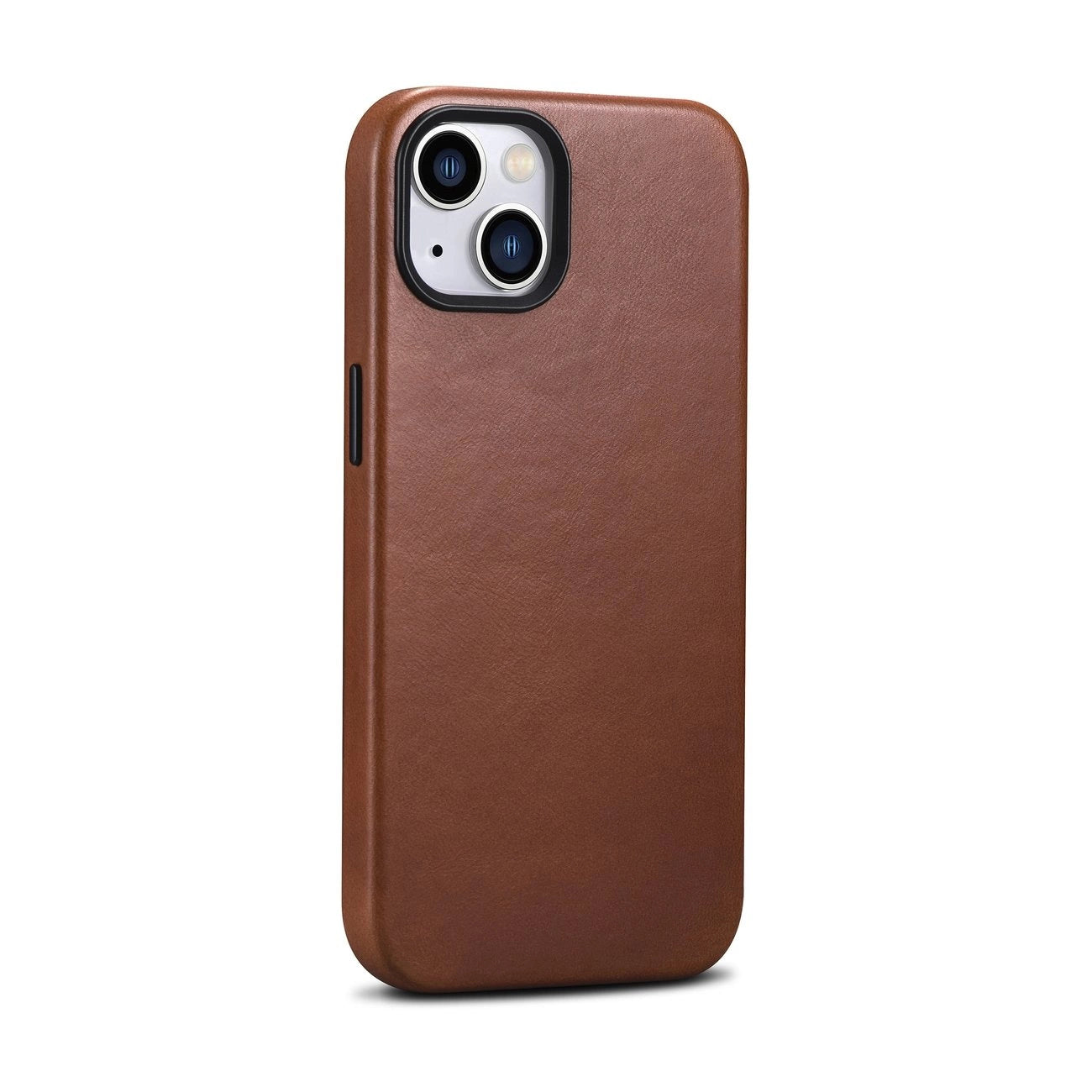 iCarer Oil Wax Premium Leather Case iPhone 14 Plus Magnetic Leather Case with MagSafe Brown (WMI14220703-RB)_13