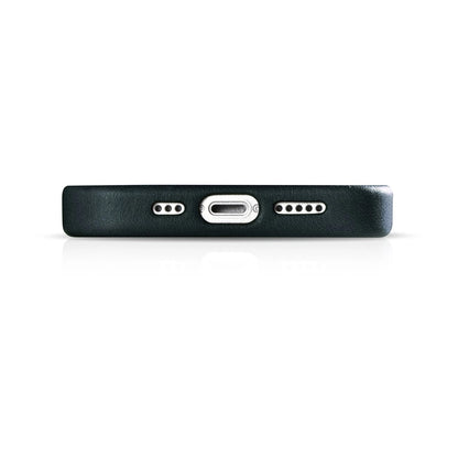 iCarer Oil Wax Premium Leather Case iPhone 14 Plus Magnetic Leather Case with MagSafe Dark Blue (WMI14220703-BU)_11