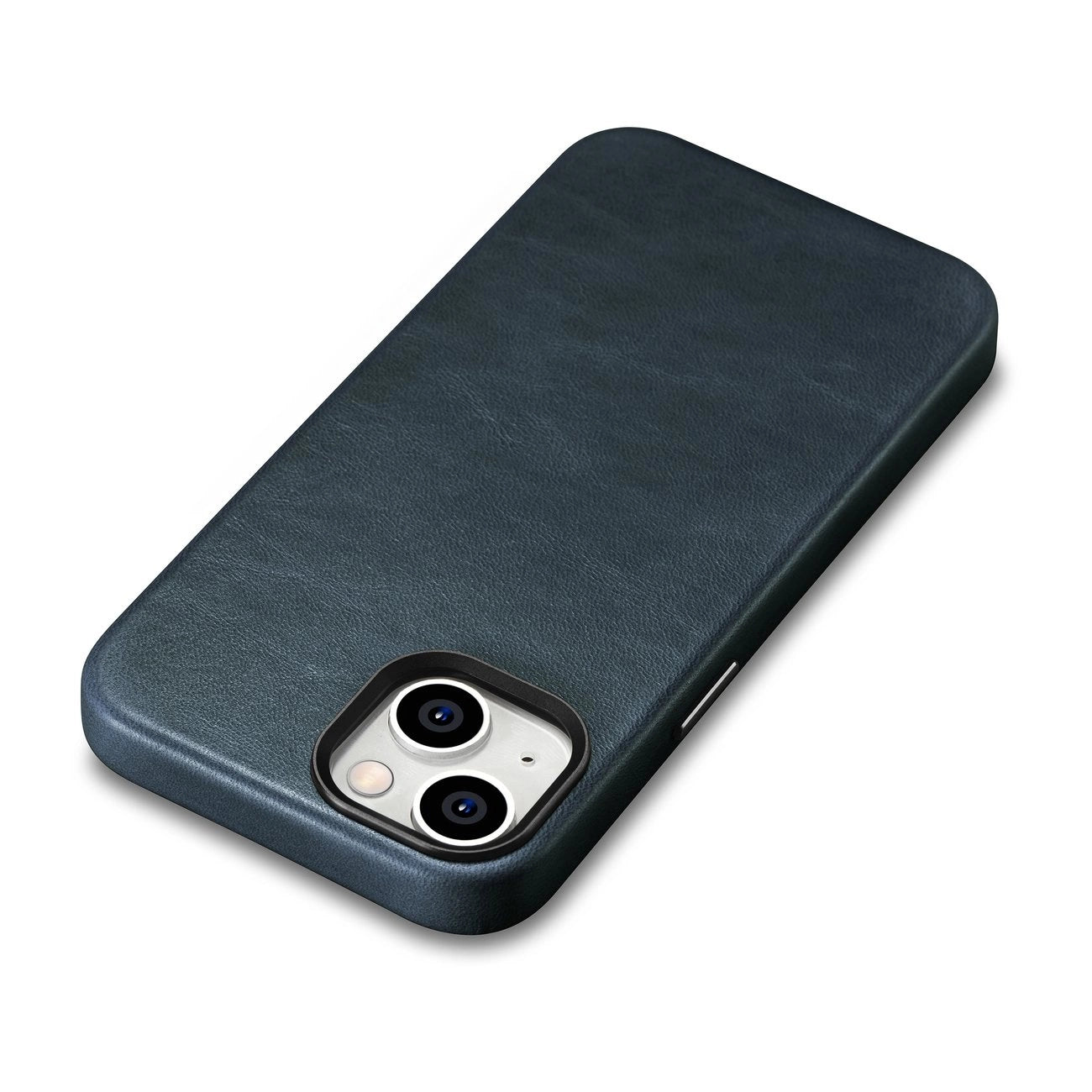 iCarer Oil Wax Premium Leather Case iPhone 14 Plus Magnetic Leather Case with MagSafe Dark Blue (WMI14220703-BU)_8