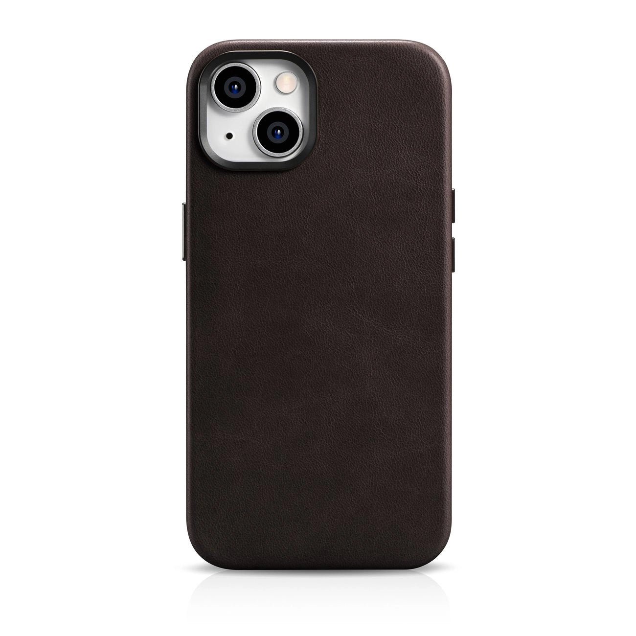 iCarer Oil Wax Premium Leather Case iPhone 14 Plus Magnetic Leather Case with MagSafe Brown (WMI14220703-BN)_0