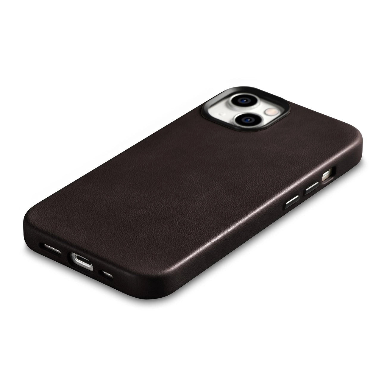 iCarer Oil Wax Premium Leather Case iPhone 14 Plus Magnetic Leather Case with MagSafe Brown (WMI14220703-BN)_9