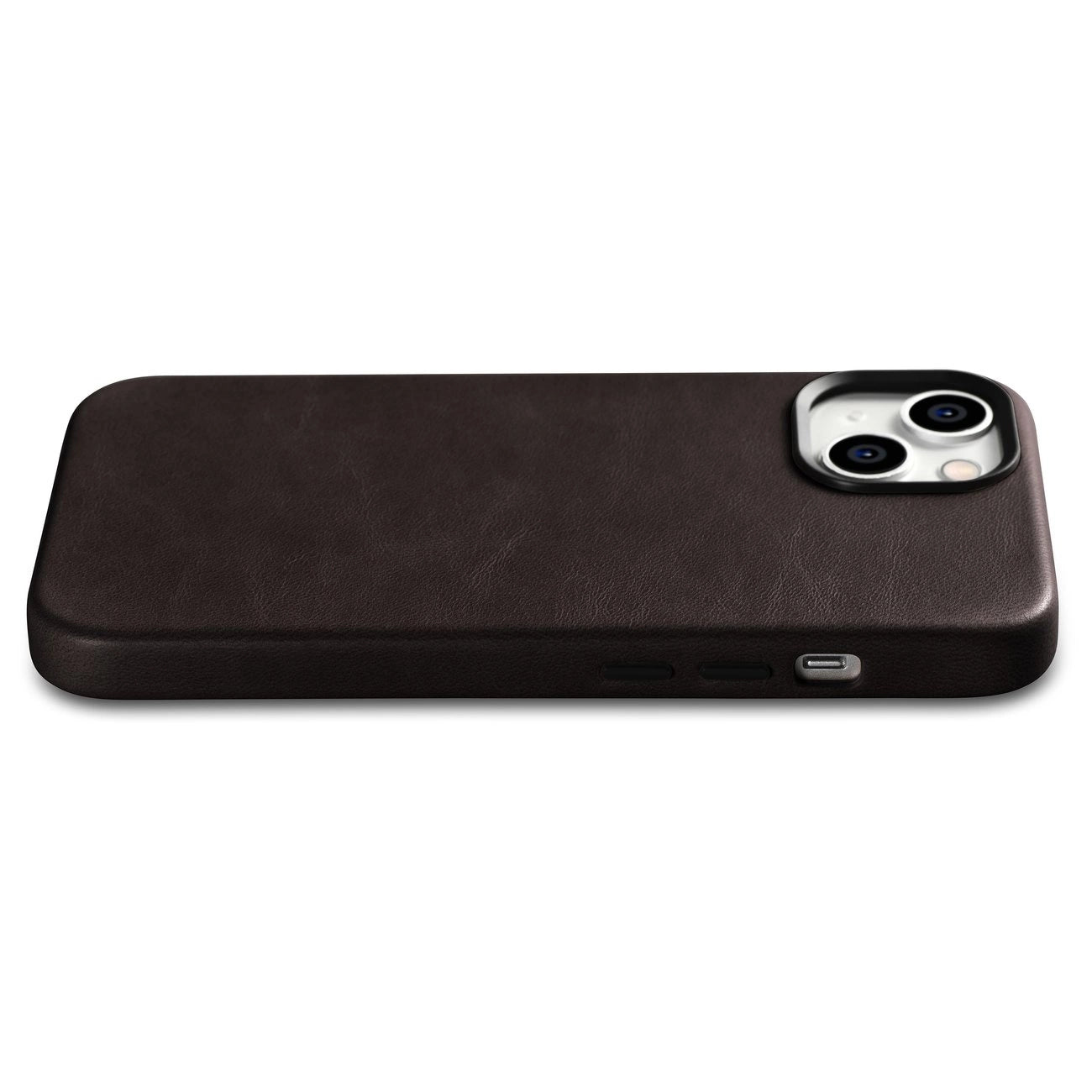 iCarer Oil Wax Premium Leather Case iPhone 14 Plus Magnetic Leather Case with MagSafe Brown (WMI14220703-BN)_10
