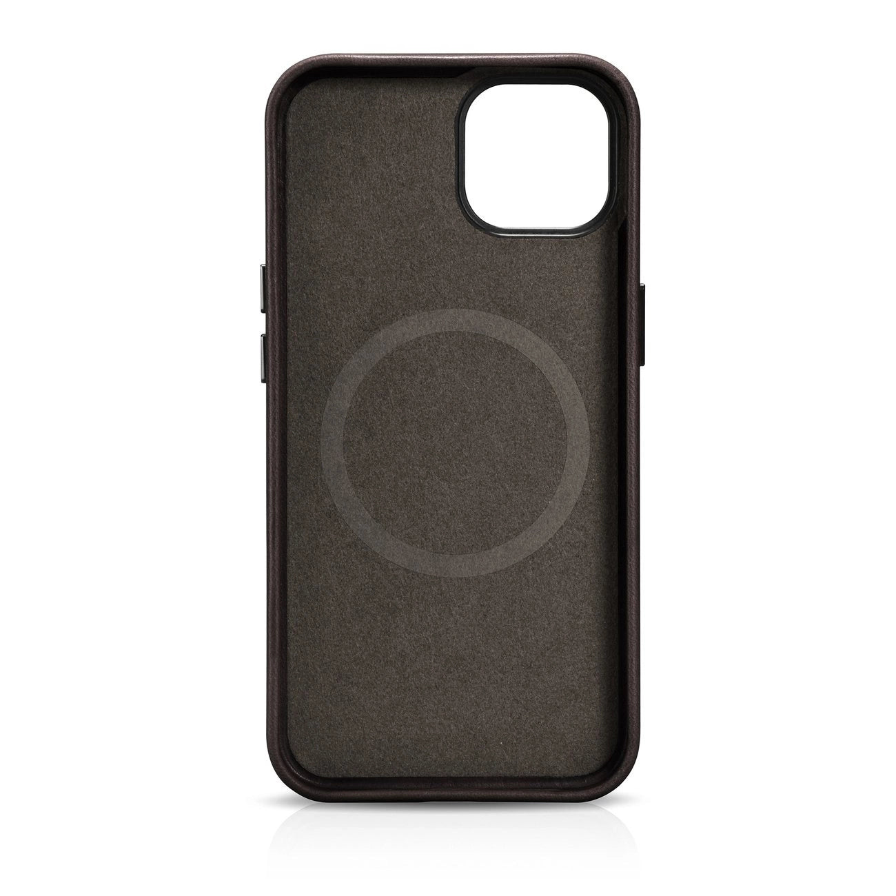 iCarer Oil Wax Premium Leather Case iPhone 14 Plus Magnetic Leather Case with MagSafe Brown (WMI14220703-BN)_3