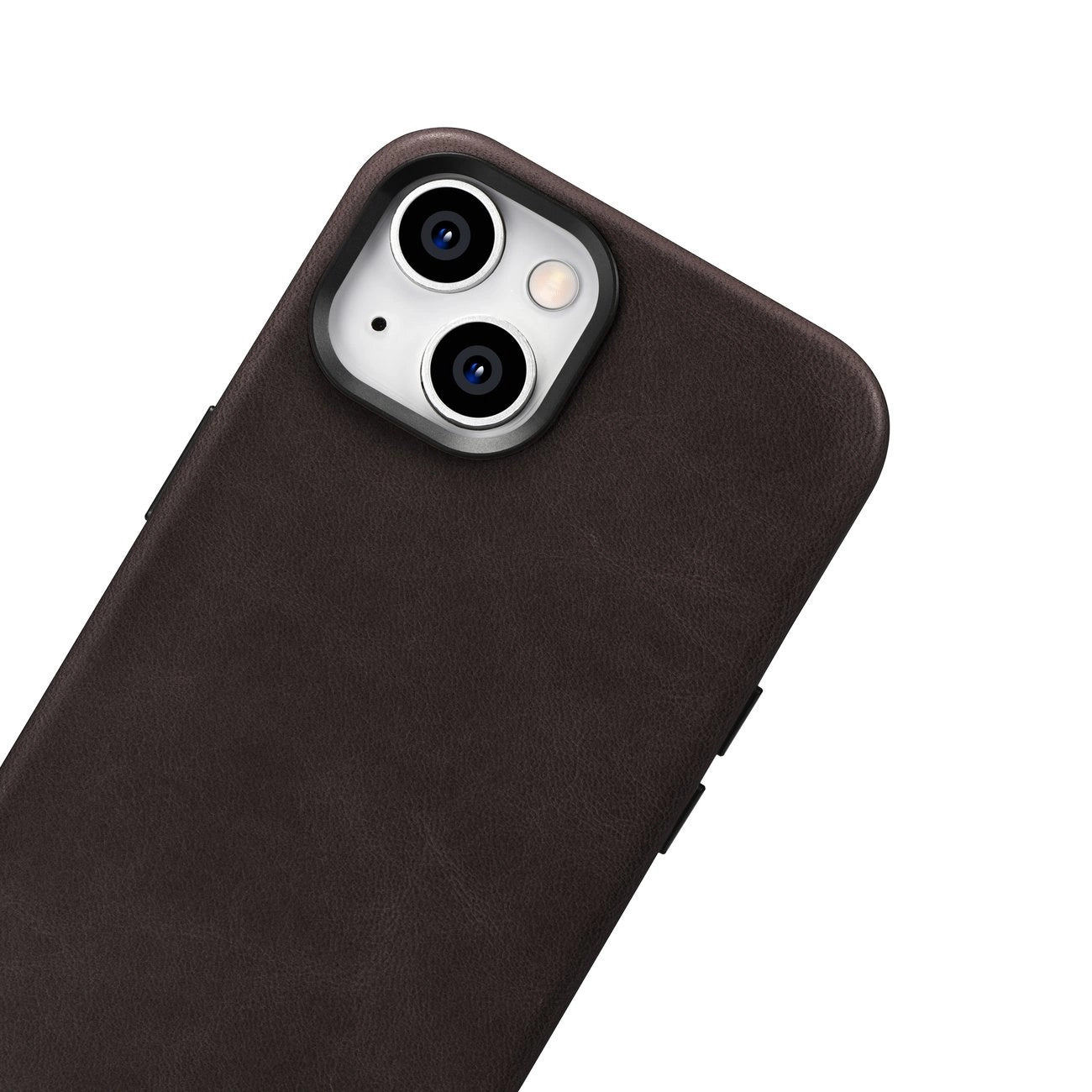 iCarer Oil Wax Premium Leather Case iPhone 14 Plus Magnetic Leather Case with MagSafe Brown (WMI14220703-BN)_7