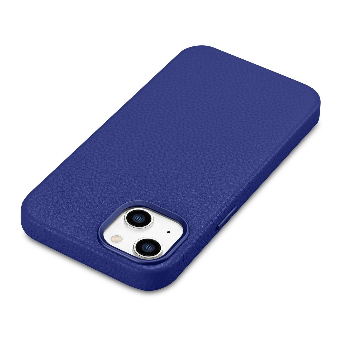 iCarer Litchi Premium Leather Case iPhone 14 Magnetic Leather Case with MagSafe Dark Blue (WMI14220709-DB)_11